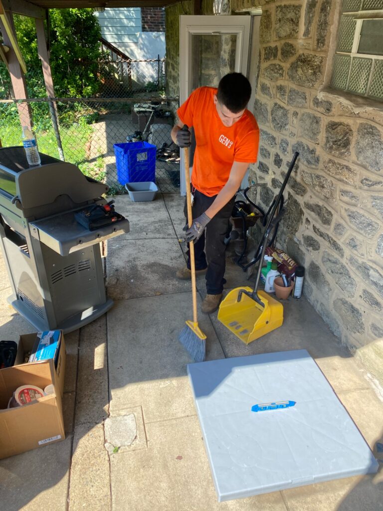Clean job site