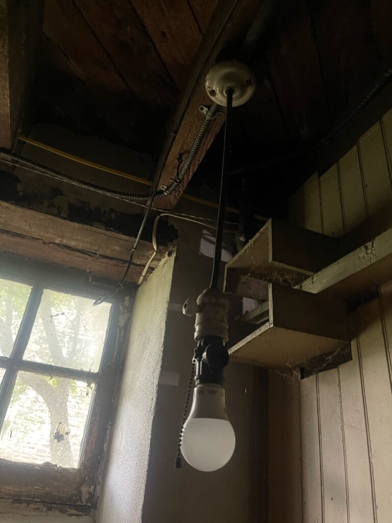 Old wiring in basement