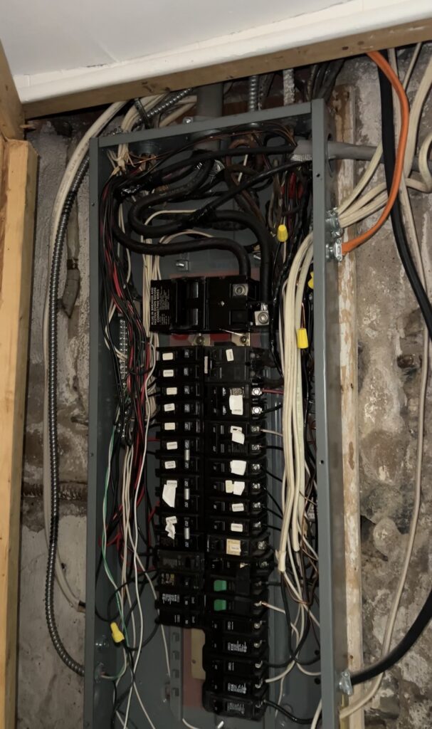 knob and tube wiring replacement Philadelphia outdated electrical panel
